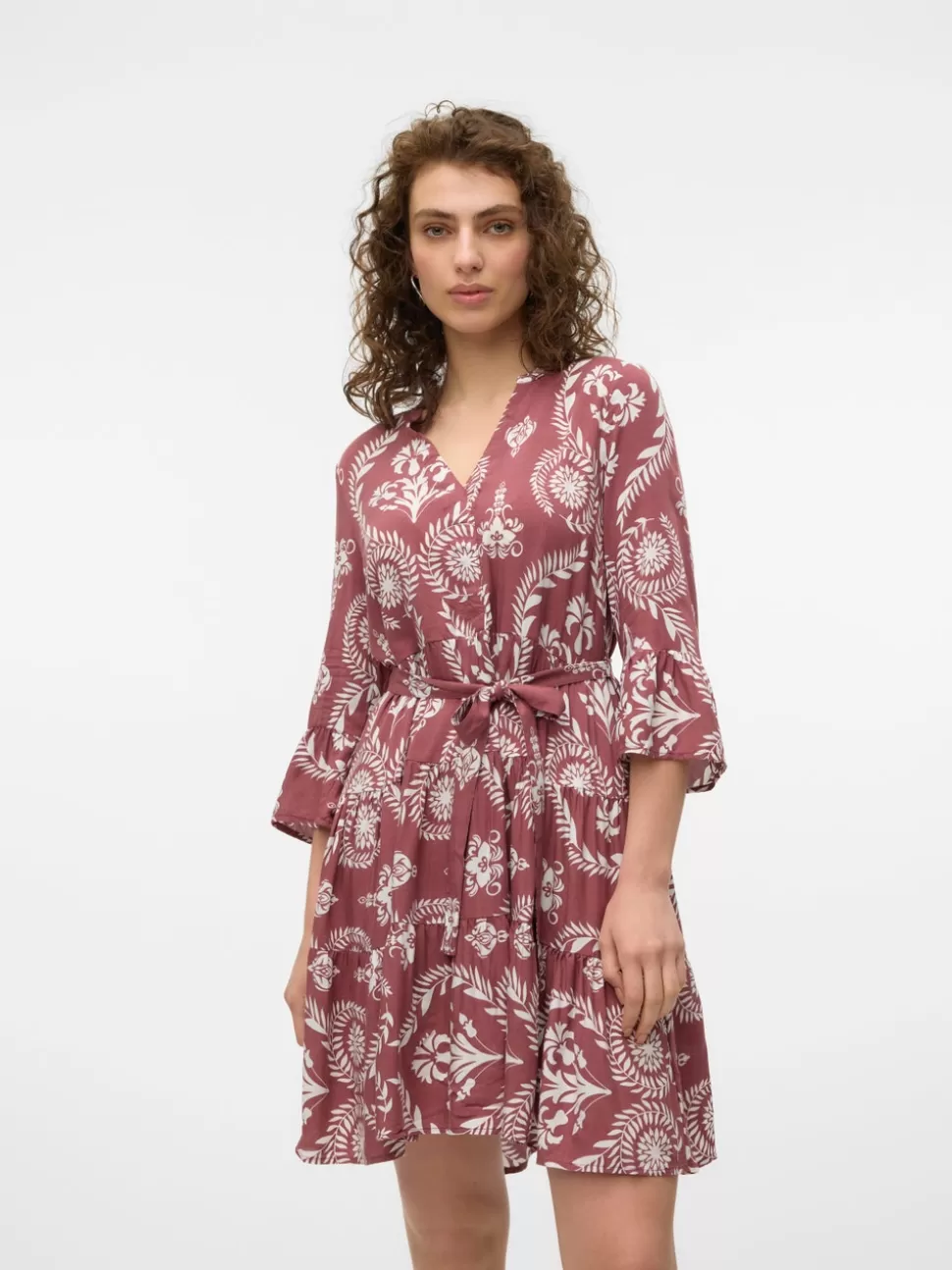 Klänningar^VERO MODA VMZANA Kort Klänning Rose Brown