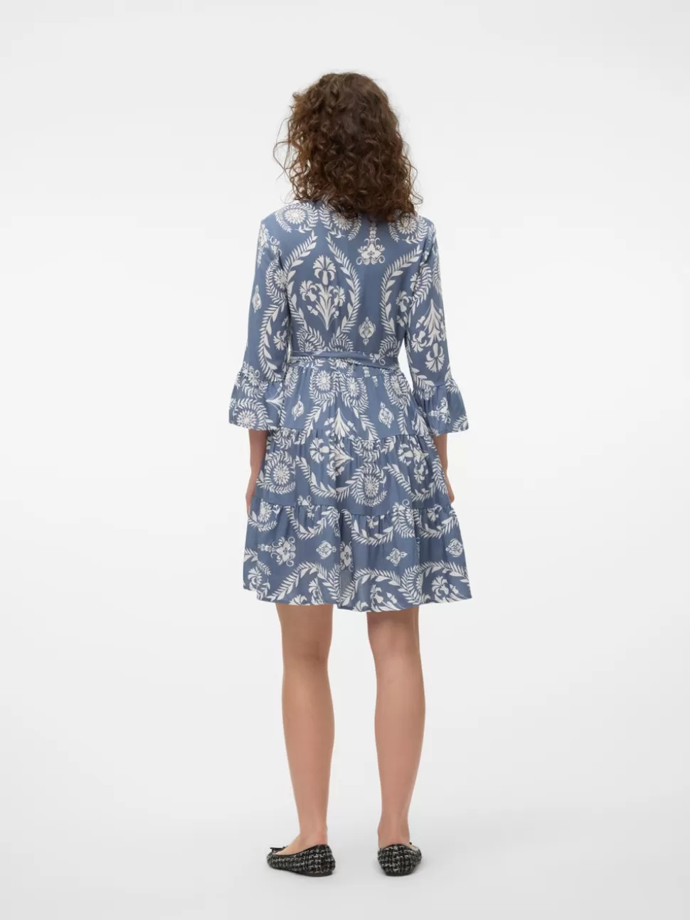 Klänningar^VERO MODA VMZANA Kort Klänning China Blue