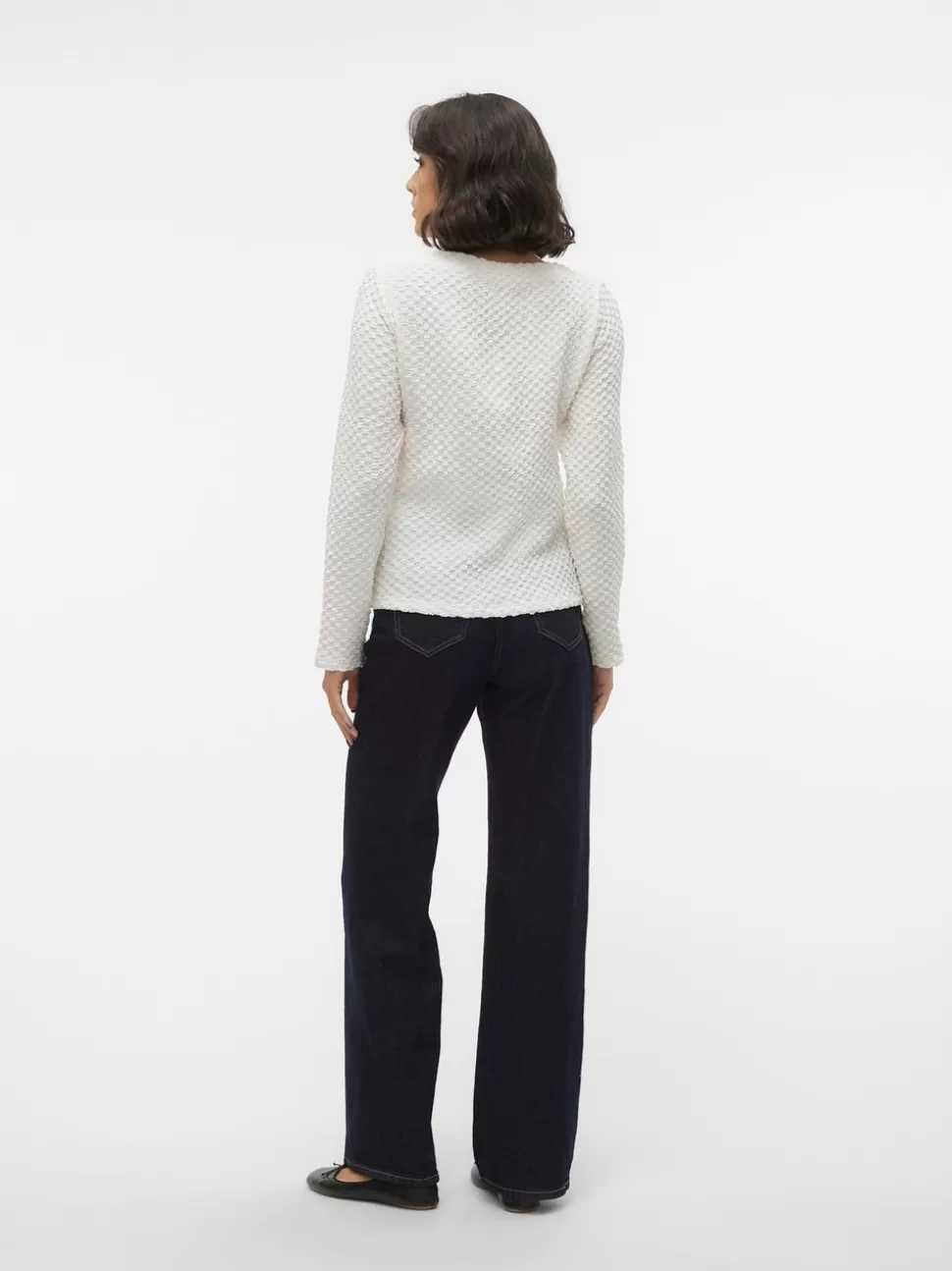 Toppar^VERO MODA VMZELDA Topp Snow White