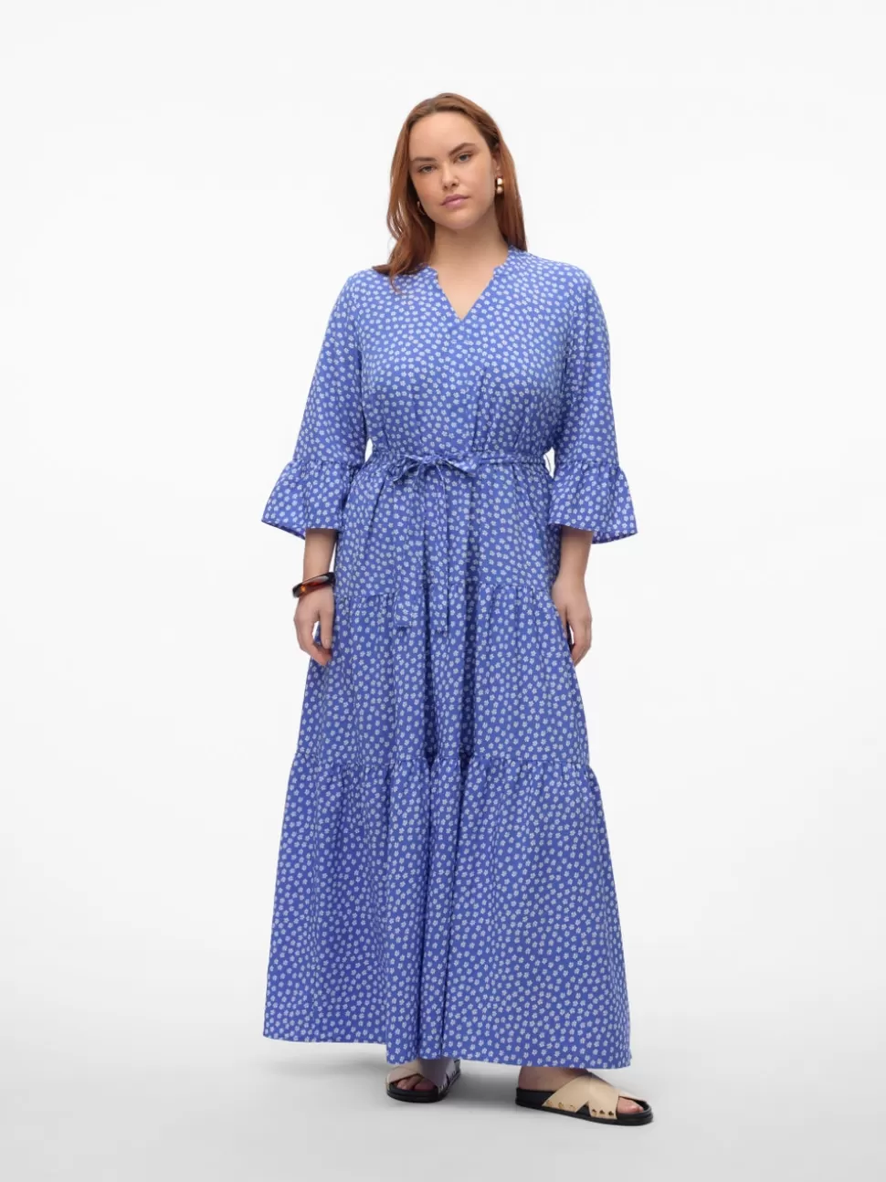 Klänningar^VERO MODA VMZERA Lång Klänning Wedgewood