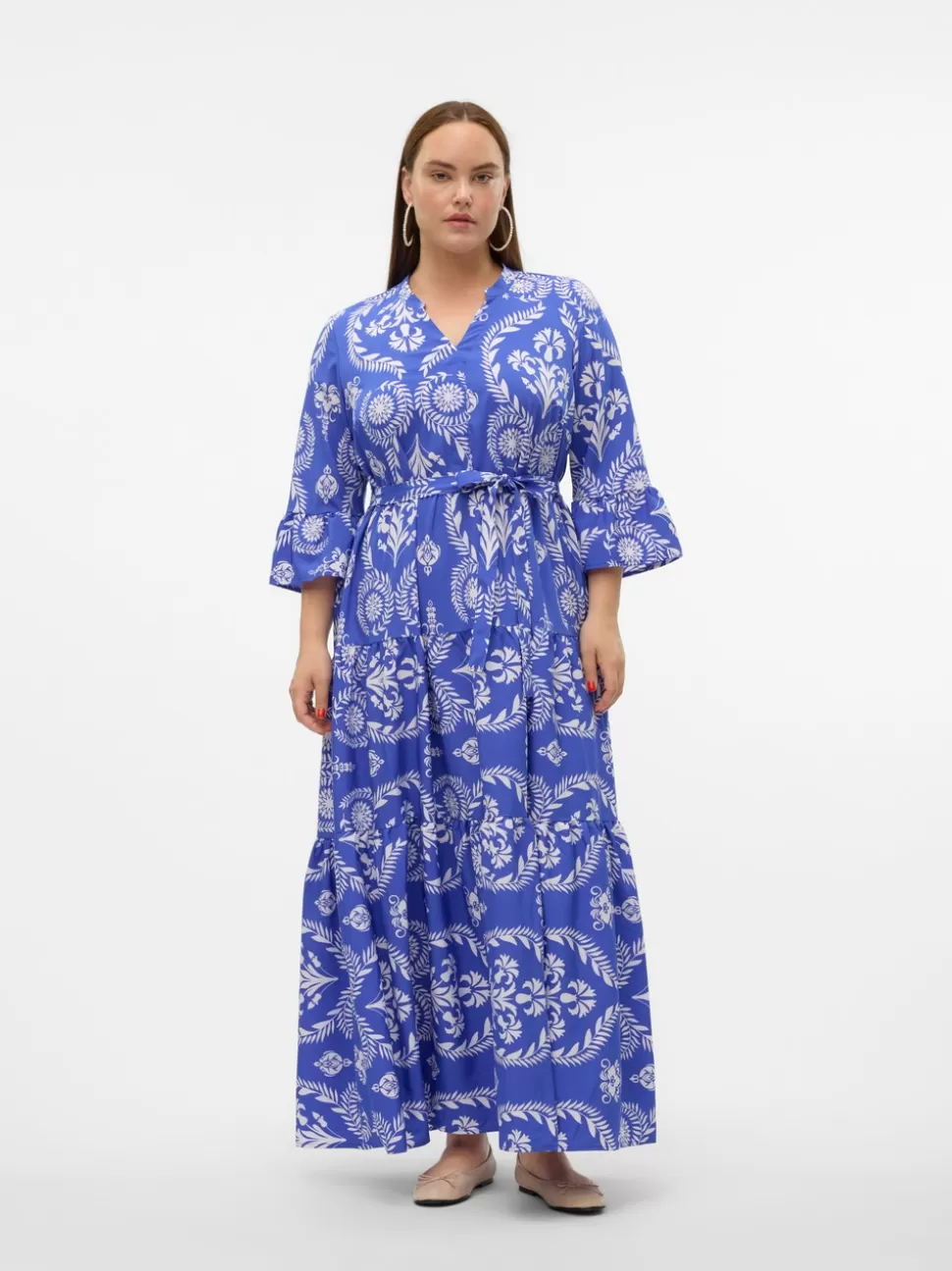 Klänningar^VERO MODA VMZERA Lång Klänning Dazzling Blue