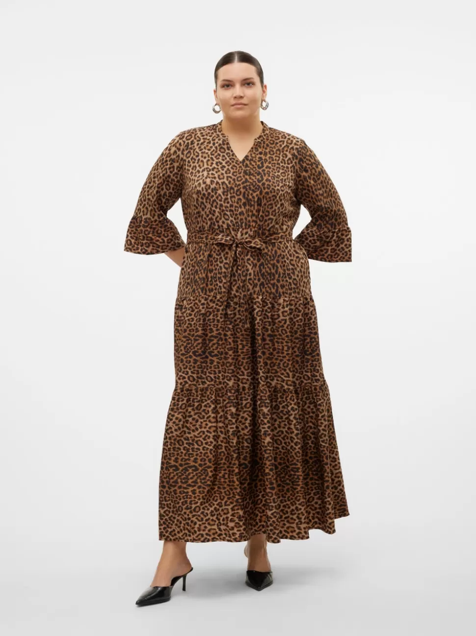 Klänningar^VERO MODA VMZERA Lång Klänning Tigers Eye