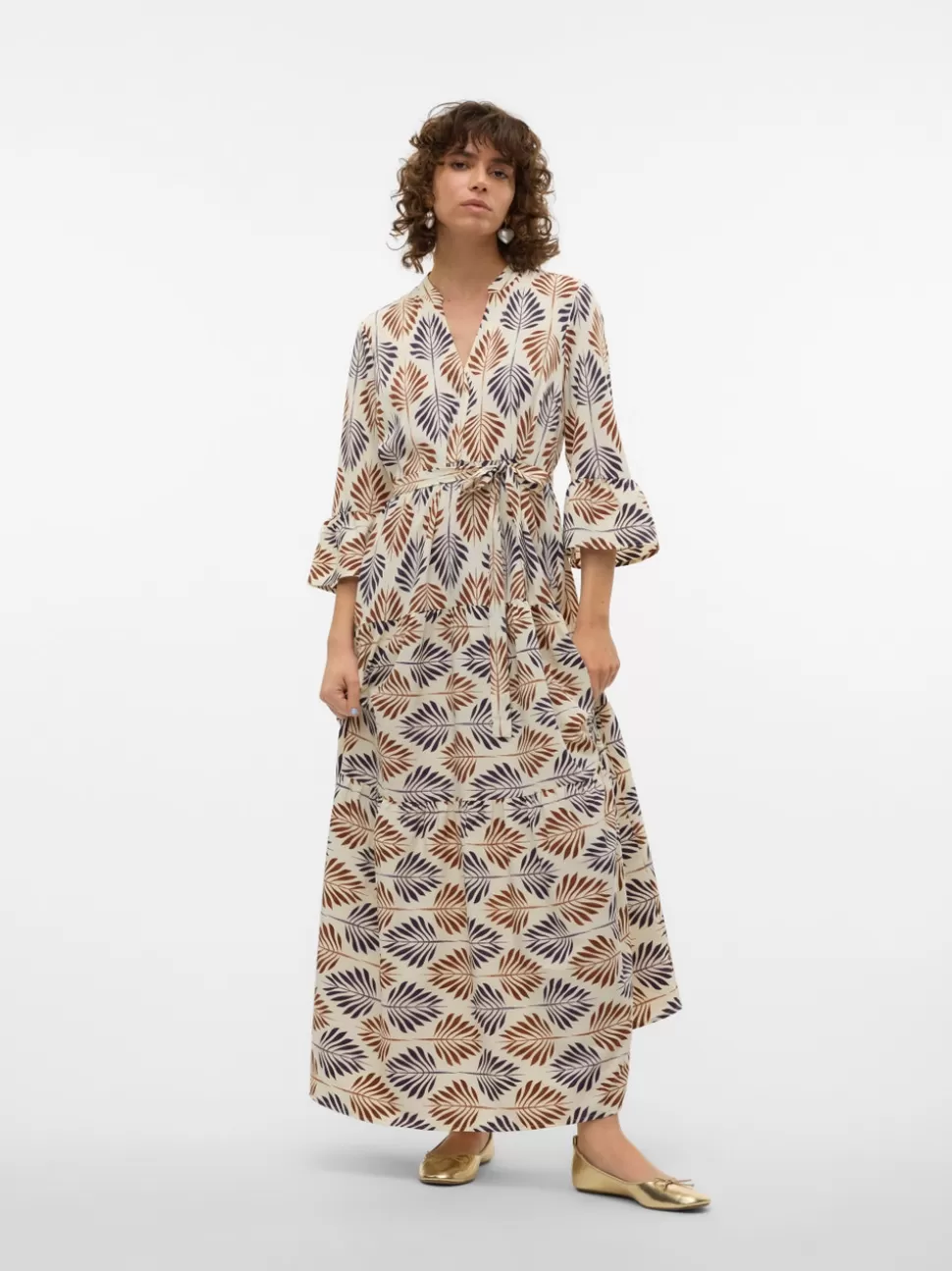 Klänningar^VERO MODA VMZERA Lång Klänning White Asparagus