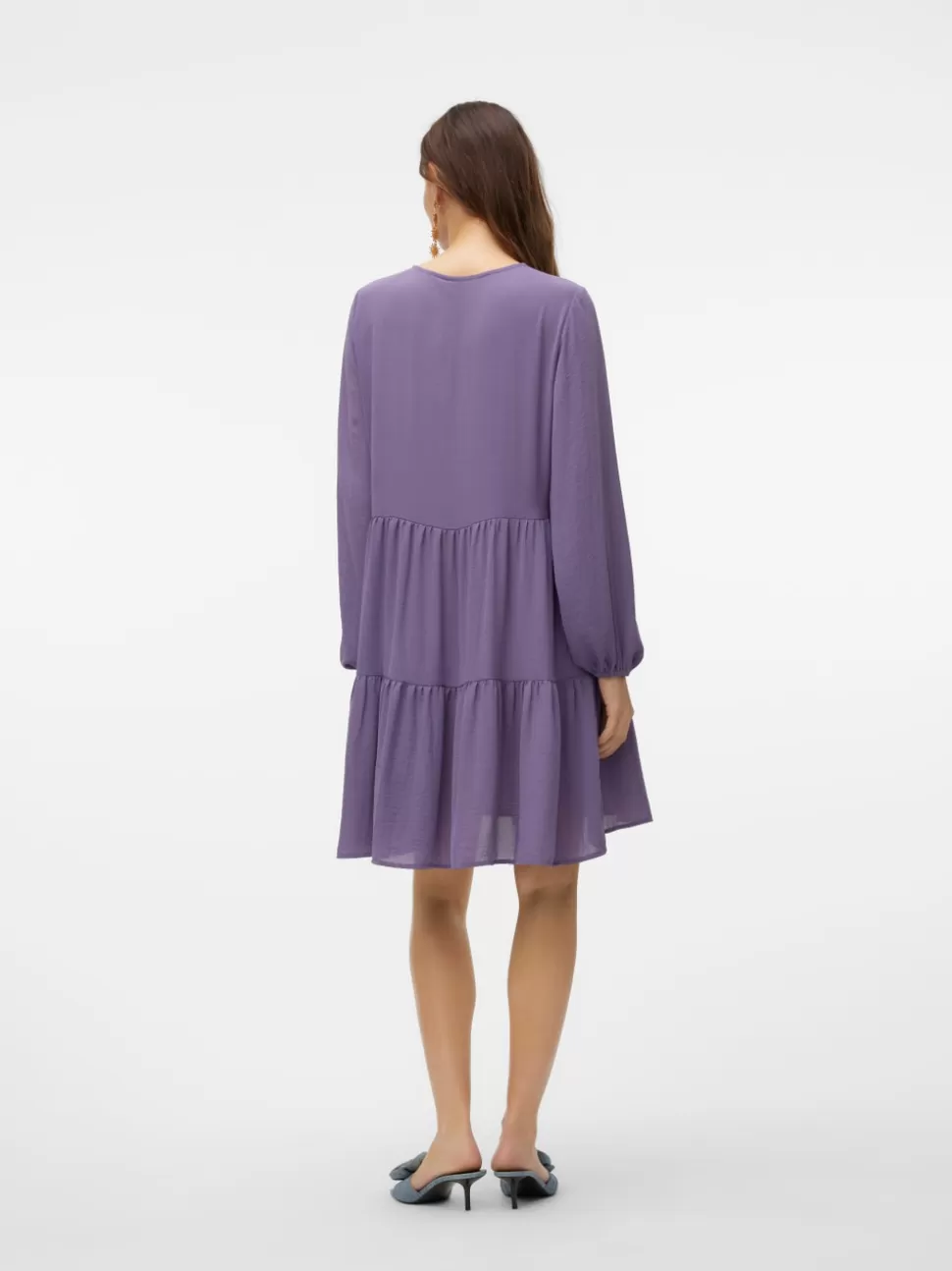 Klänningar^VERO MODA VMZIGGA Kort Klänning Mulled Grape