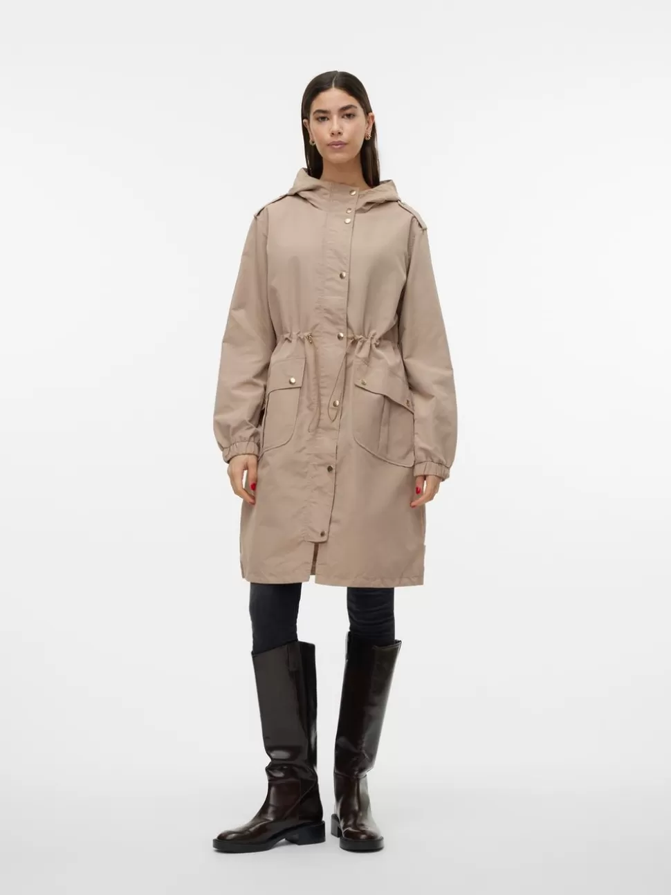 Jackor^VERO MODA VMZOASOFIA Parka Silver Mink