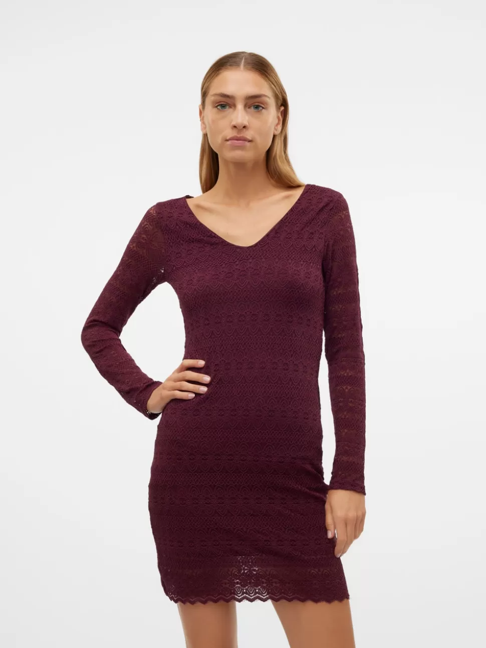 Klänningar^VERO MODA VMZOE Kort Klänning Winetasting