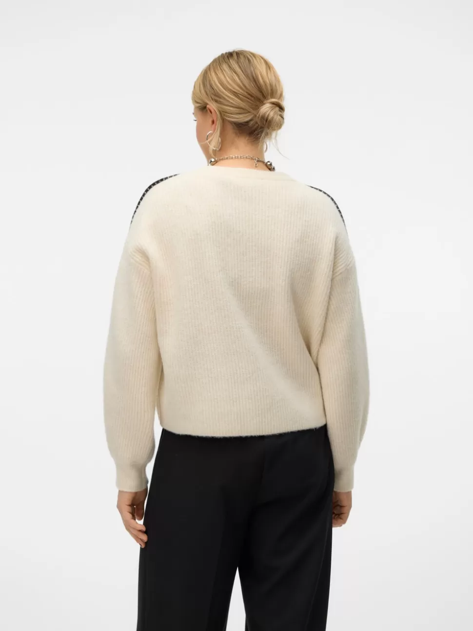 Stickat^VERO MODA VMZORA Pullover Birch