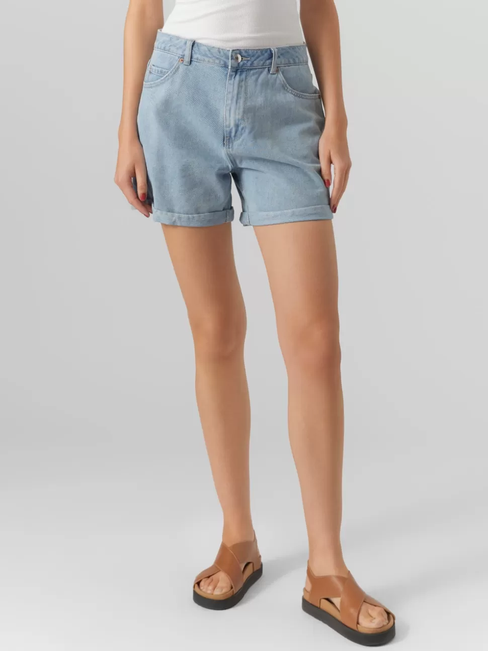 Shorts | Basics^VERO MODA VMZURI Shorts Light Blue Denim