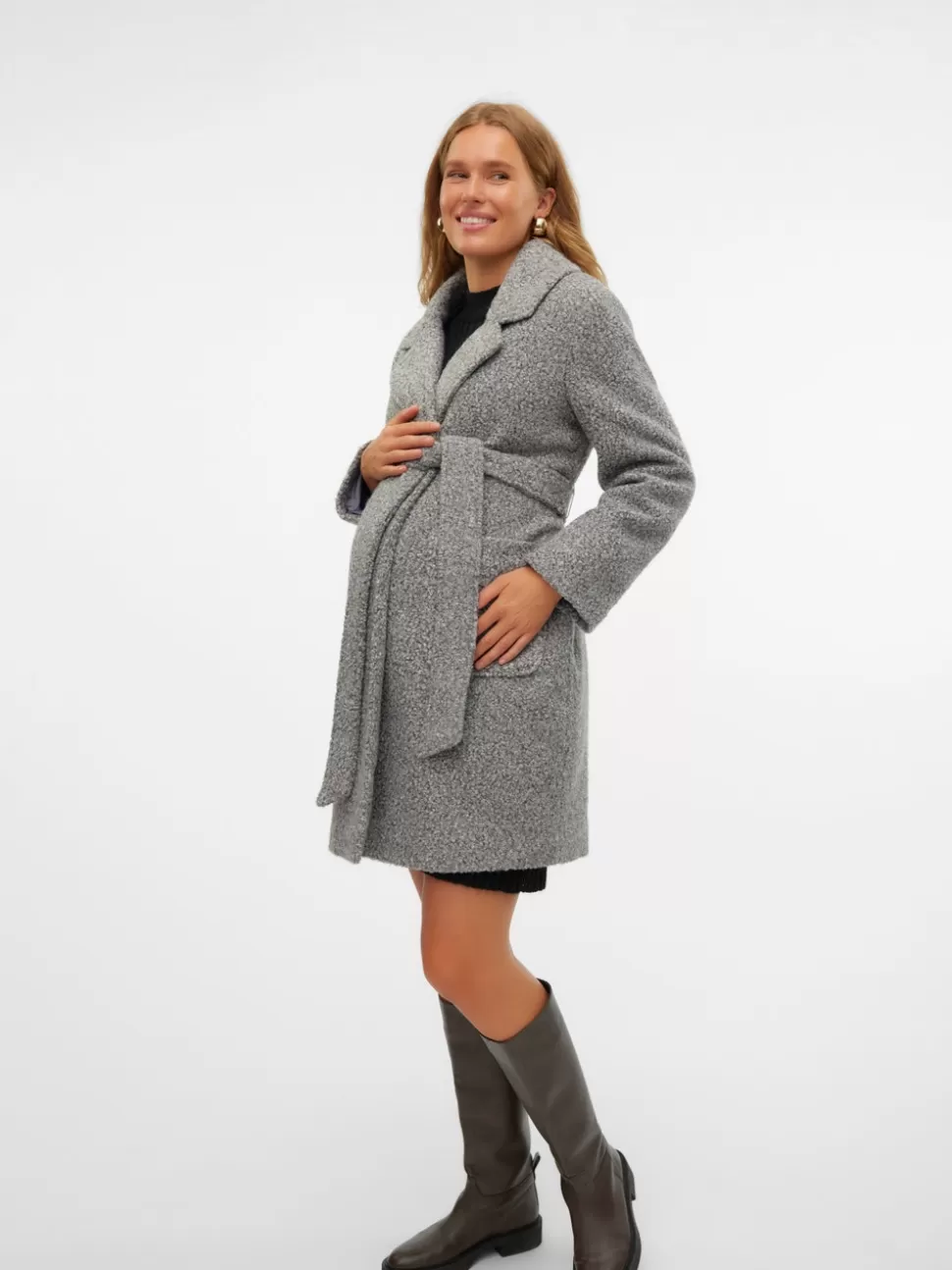 Jackor^VERO MODA V-ringning Rock Medium Grey Melange